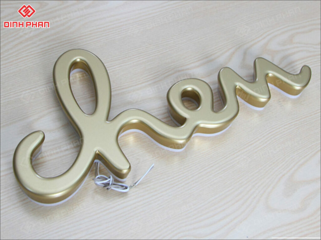 Chữ Nổi Quảng Cáo 3D | Thi Công – Gia Công Chữ Inox, Mica, Alu, Nhôm, Tole Uy Tín