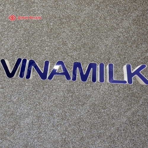 Chữ nhôm VINAMILK Chu nhom VINAMILK