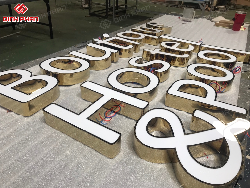 chu inox vang guong 05 chu inox vang guong 05