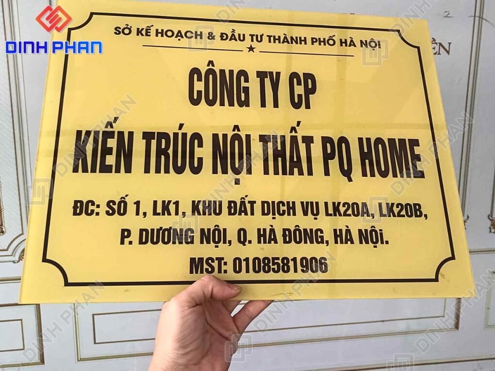 bảng hiệu công ty