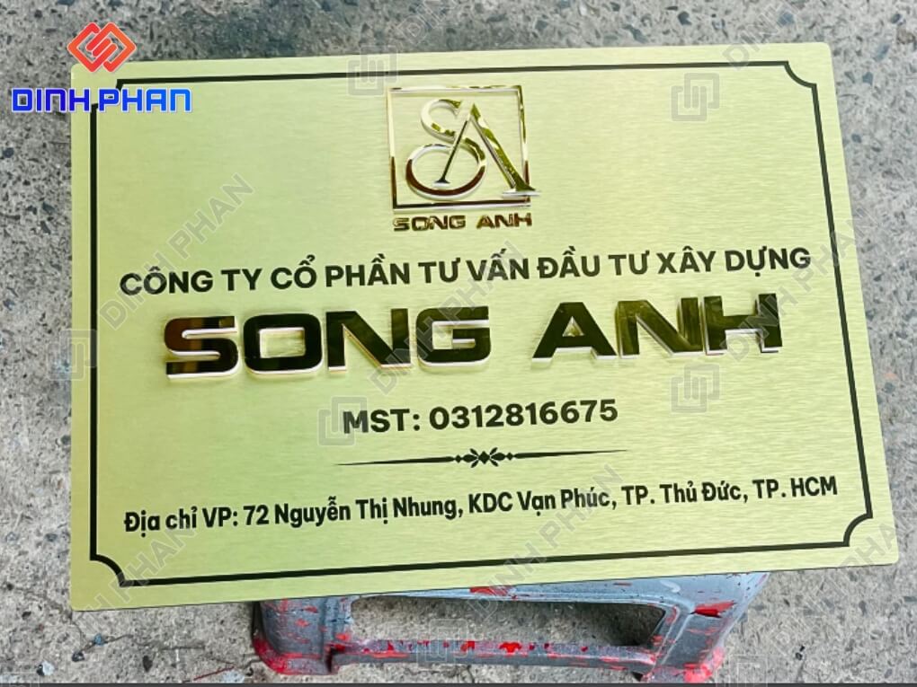 Bang hieu cong ty 26 Biển hiệu alu Song Anh