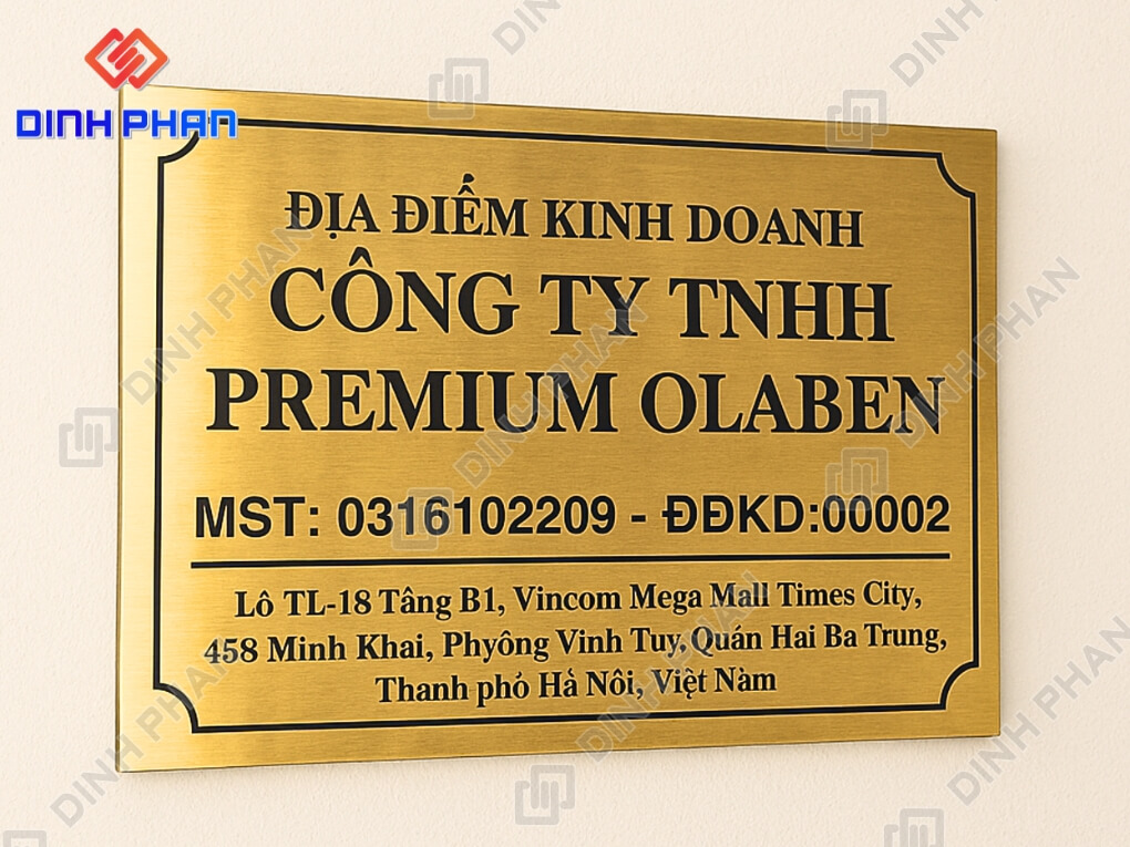 Biển hiệu công ty đẹp