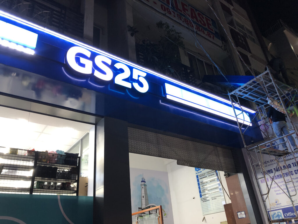 Bảng hiệu hộp đèn GS25