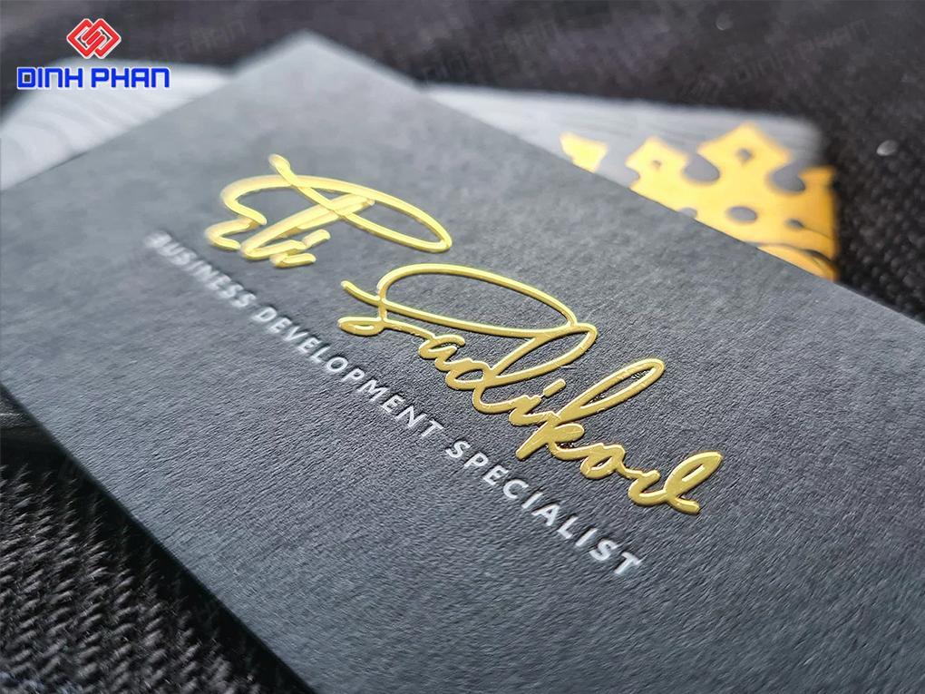 In uv nổi cardvisit