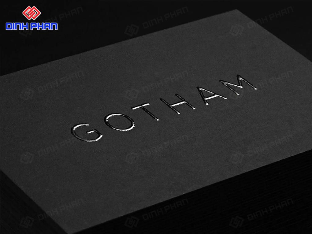 In uv định hình namecard