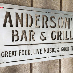 Chữ inox cắt lọng