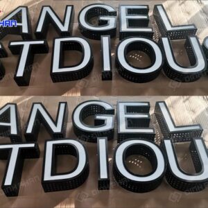 chu inox duc lo son den