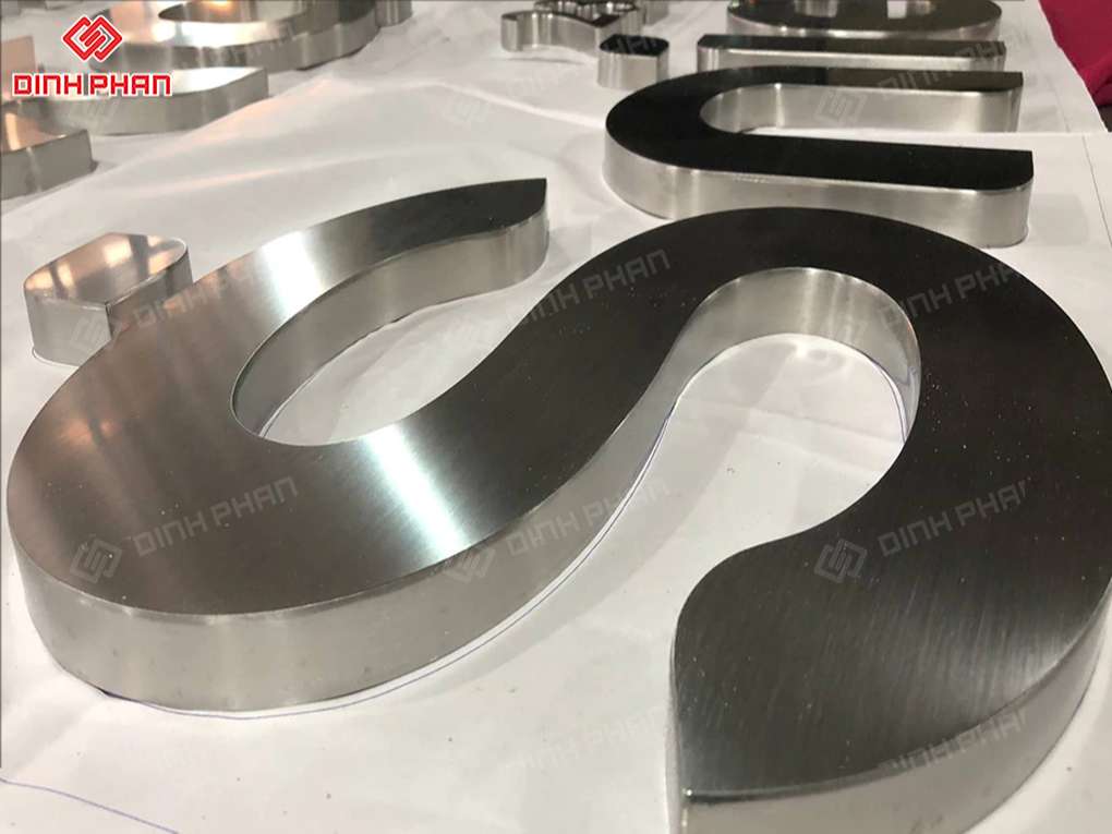 Chữ Inox Cắt Lọng Cao Cấp | Gia Công Chữ Inox Cắt Laser Theo Yêu Cầu