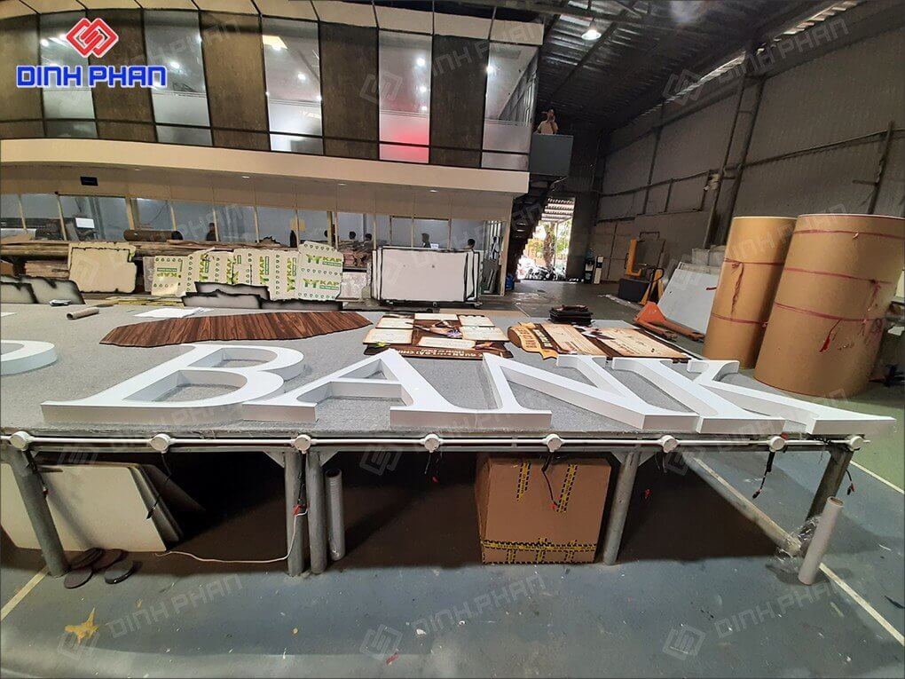 Chữ Nhôm 1 Gờ Cao Cấp