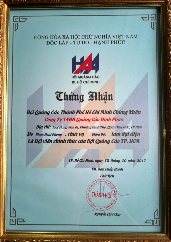 chung nhan dinh phan dat chuan