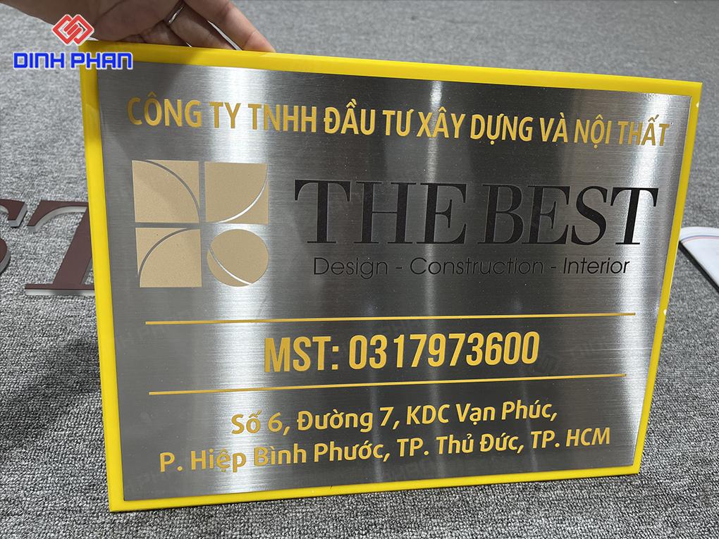 lam bang hieu cong ty The Best