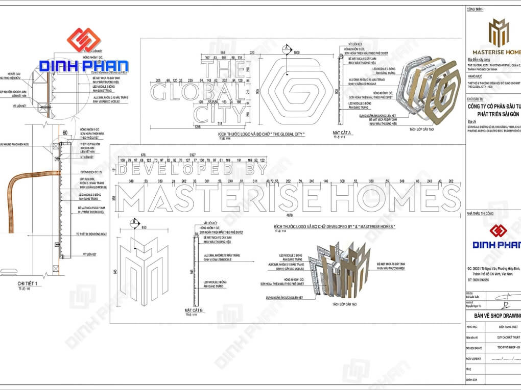bang ve logo chu noi