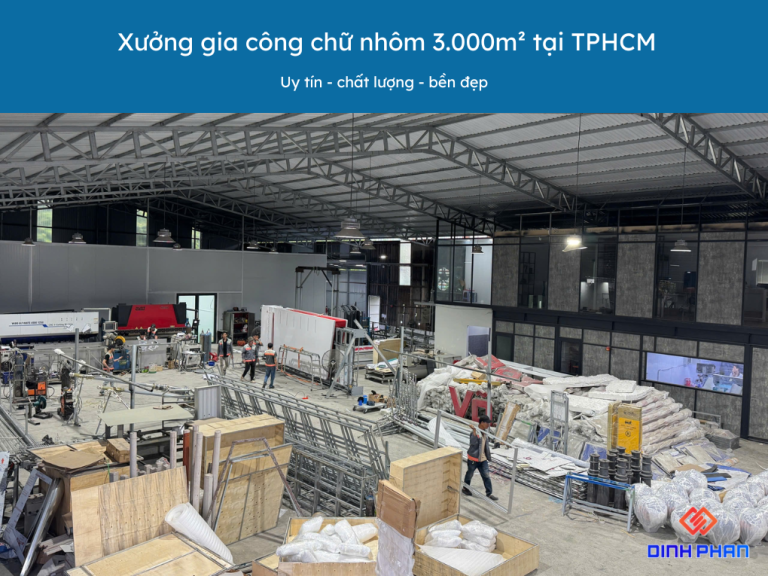Xưởng Gia Công Chữ Nhôm Tại TPHCM
