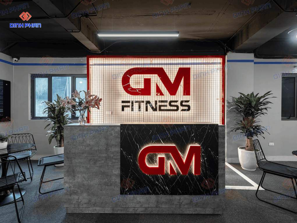 Làm bảng hiệu phòng gym 